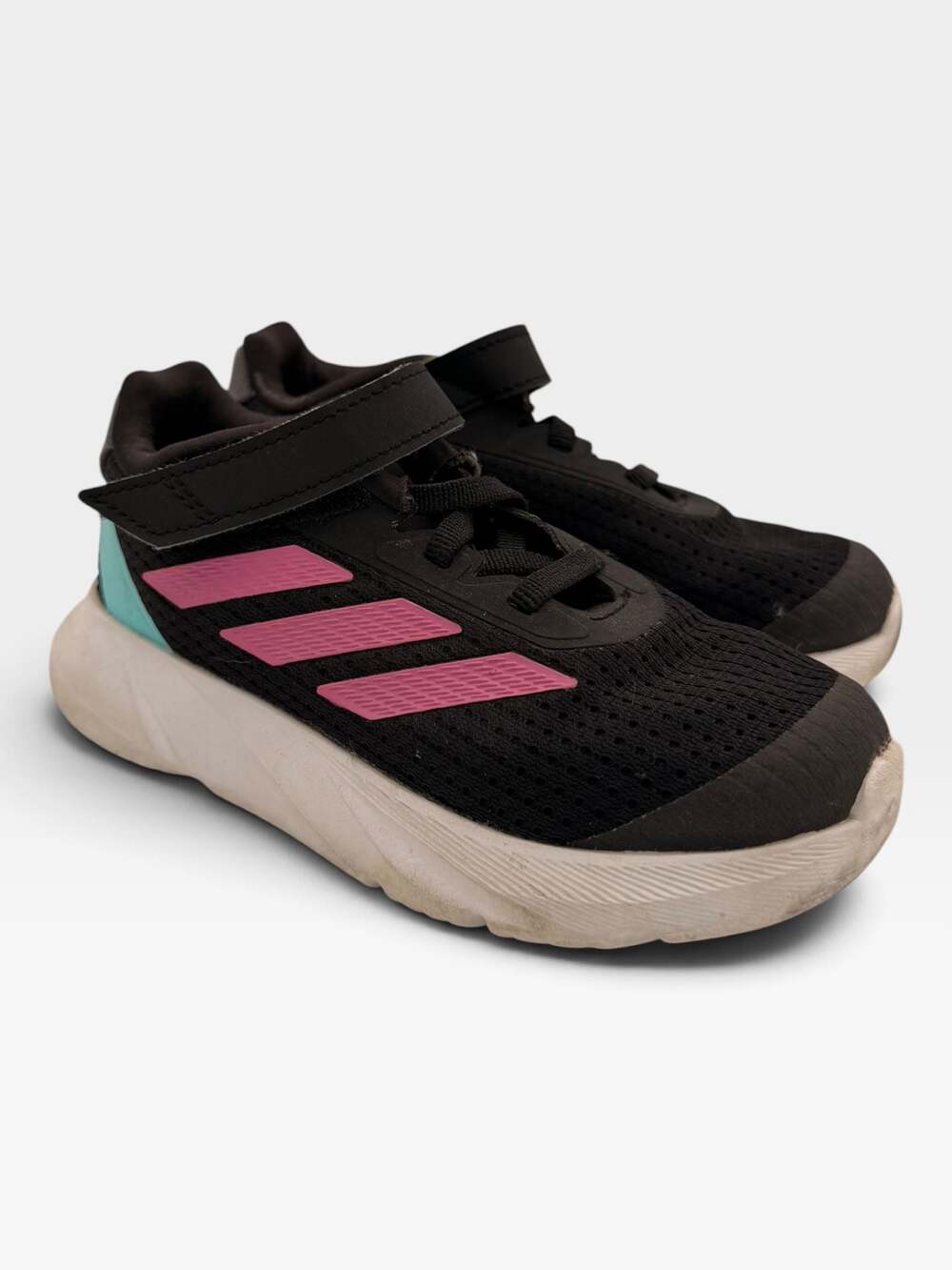 Adidas Duramo SL EL K Kids Black Pink Cloudfoam Sneakers